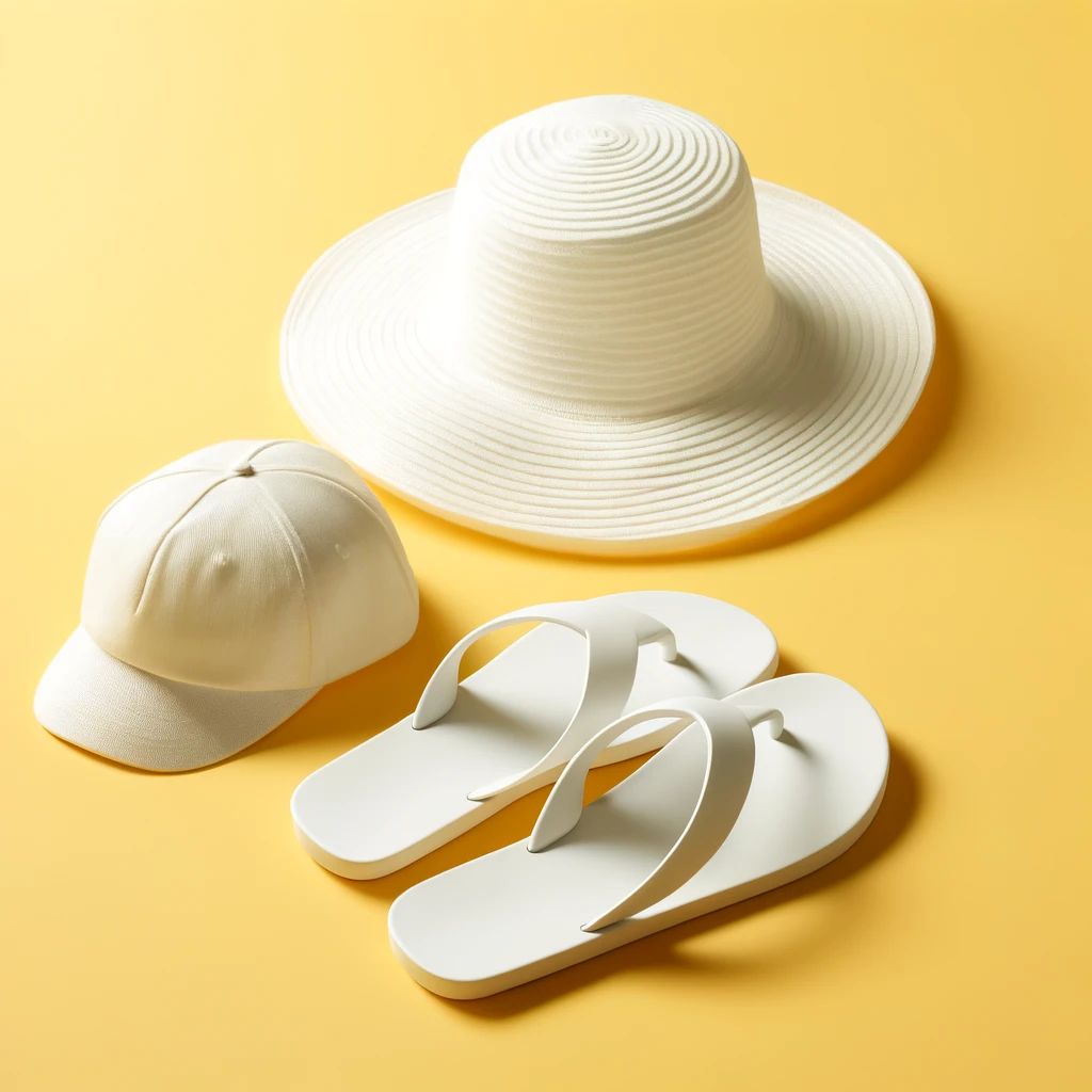 Infradito e cappelli